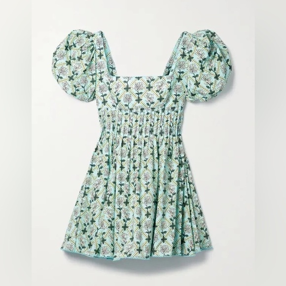 Agua By Agua Bendita Caramelo Herbal Print dress - Picture 5 of 10